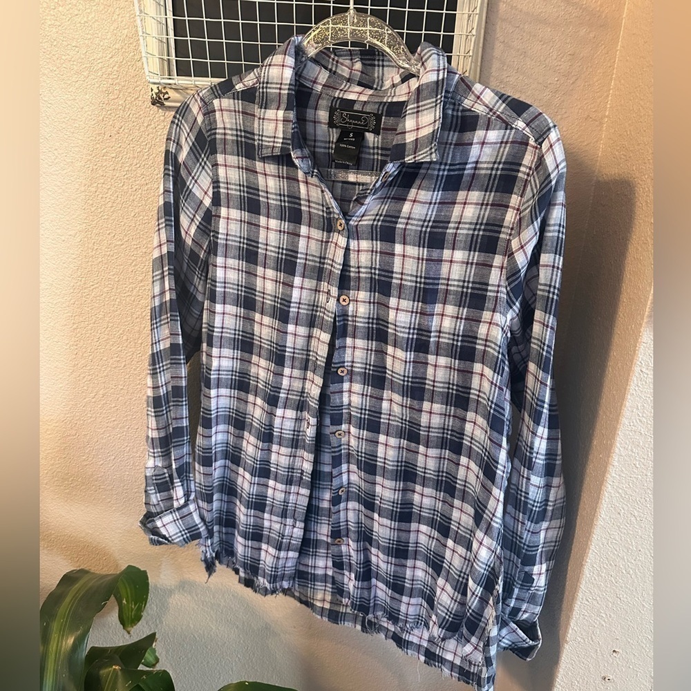 Shyanne flannel top